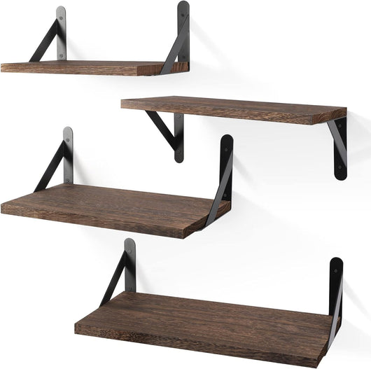 Repisa de Pared en Madera Maciza - Estante Flotante Moderno - Image 8