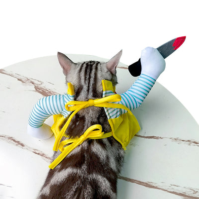 Disfraz de Gato Asesino Amarillo - Ropa Creativa para Mascotas - Image 3