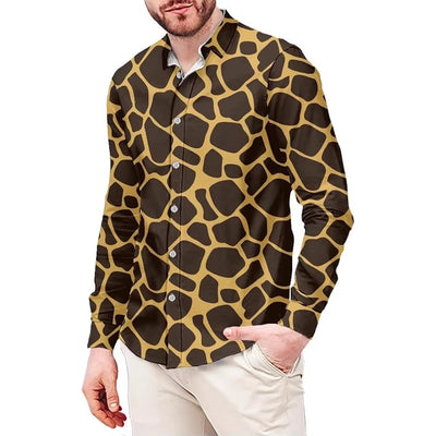 Camisa Manga Larga Estampado Leopardo para Hombre - Image 2