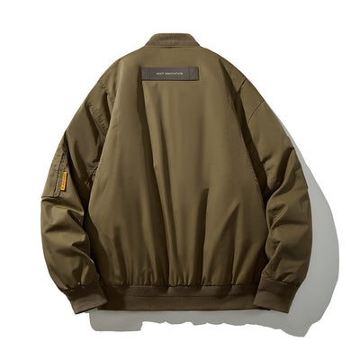 Chaqueta Acolchada de Plumas para Hombre con Cuello Béisbol - Image 5