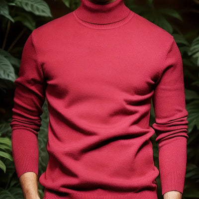 Suéter Cuello Alto Viscosa Hombre - Versátil y Suave - Image 9