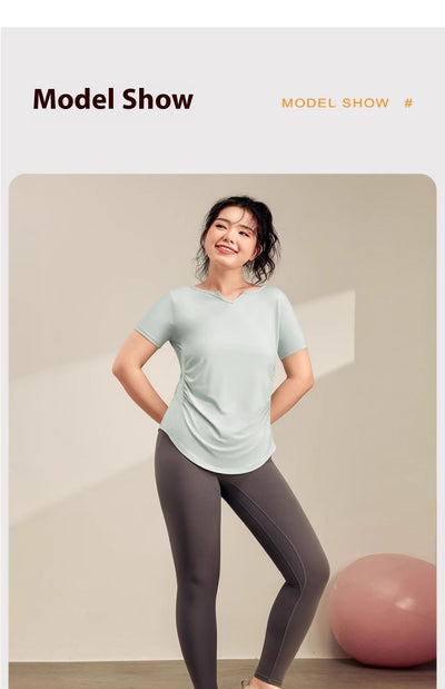 Playera Deportiva Ajustada de Secado Rápido con Control Abdominal - Image 20