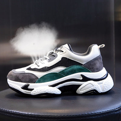 Tenis Casuales de Cuero Respirable con Suela Gruesa para Mujer - Image 2
