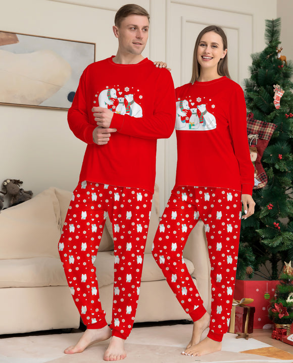 Pijamas Navideños a Juego para Toda la Familia - Conjunto de Ropa Cómoda para Padres e Hijos