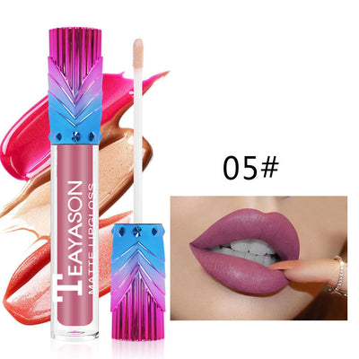 Labial Glaseado Rojo Intenso de Larga Duración - Fórmula Antiadherente - Image 12