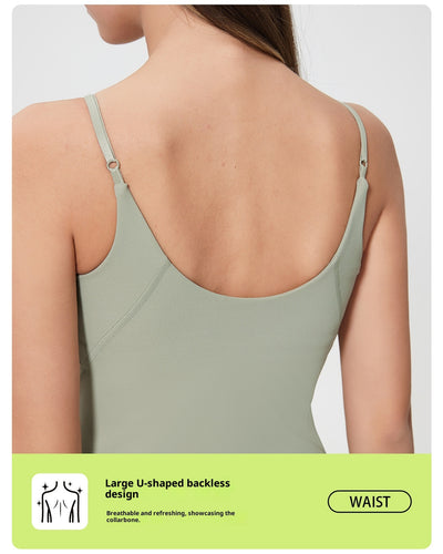 Top Deportivo Moldeador con Soporte Pectoral - Diseño Nude Yoga y Fitness - Image 14