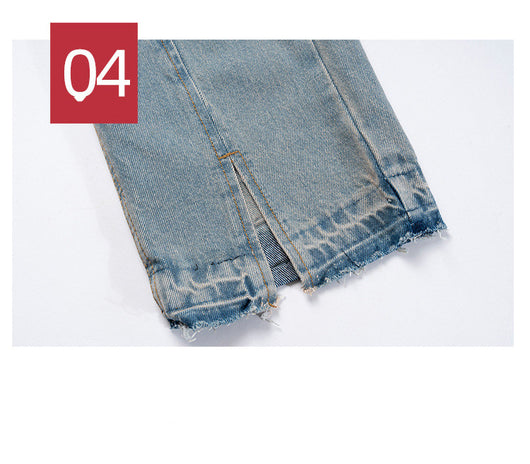 Pantalones Vaqueros Unisex Azul Gato - Estilo Urbano - Image 2