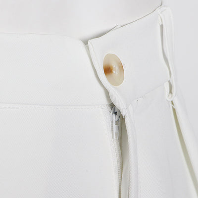 Trajes Primavera Verano Blancos de Doble Capa - Colección Elegancia Sólida - Image 13