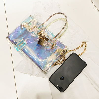 Bolsa de Playa Transparente Platinum - Image 5