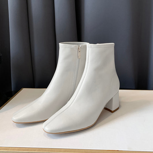 Botas Martin de Tacón Grueso Versátiles para Mujer - Image 14