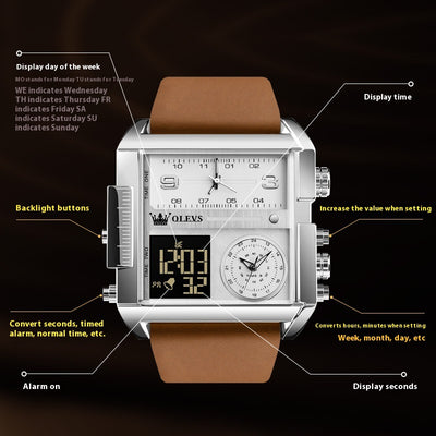 Reloj Deportivo Multifunción con Movimiento de Cuarzo - Image 9