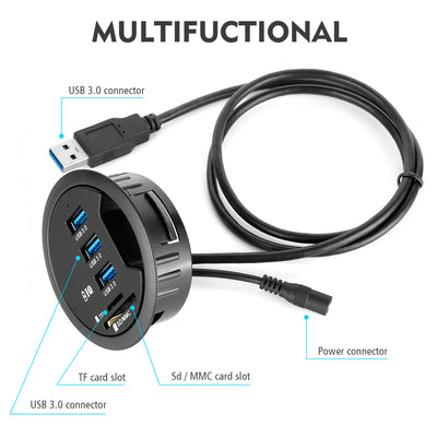 Concentrador USB 3.0 de Alta Velocidad - Image 3