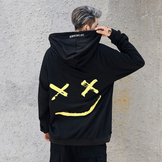 Suéter Hoodie para Hombre con Detalles de Costura en Contraste - Image 2