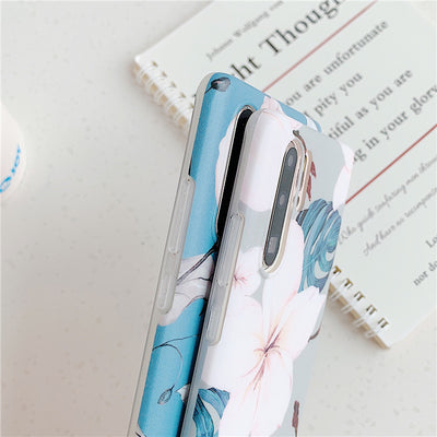 Funda para celular con hojas florales esmeriladas - Image 5