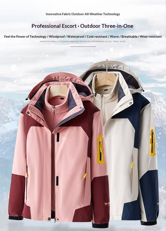 Chaqueta Impermeable Cortavientos con Forro Interior Desmontable - Image 32