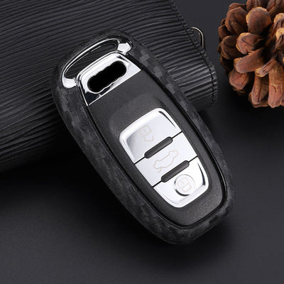 Funda para Llaves de Auto en Fibra de Carbono y Silicona