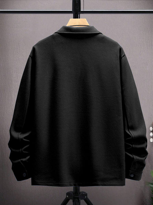 Abrigo Elegante para Hombre con Botones y Bolsillos de Solapa - Image 23