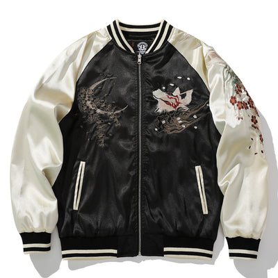 Chaqueta Hombre Zorro de Nueve Colas - Diseño Asiático Premium