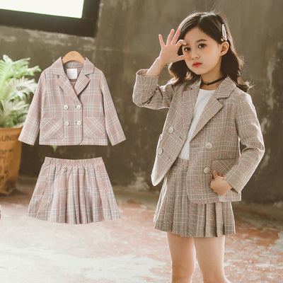 Blazer Doble Botonadura Infantil Tendencia Net Red - Image 3