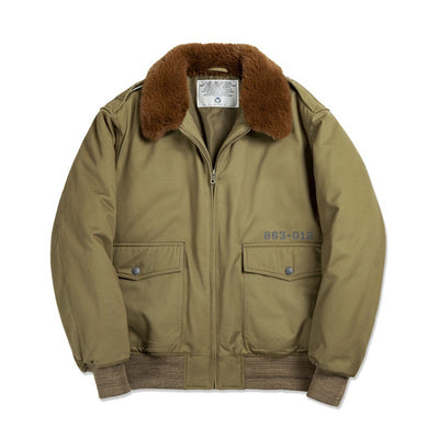 Chaqueta Acolchada Estilo Retro con Solapa Clásica - Image 4
