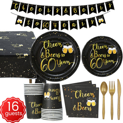 Set de Decoración para Fiesta de Cumpleaños con Estampado Creativo