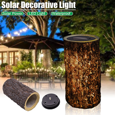 Lámpara Solar Decorativa para Jardín - Resistente al Agua