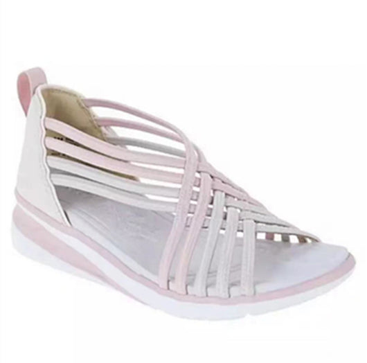 Sandalias Romanas Grandes para Mujer con Diseño de Boca de Pez - Image 3