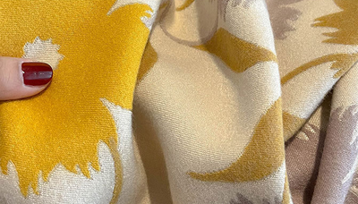 Chal Largo Cálido con Estampado de Girasoles para Cuello - Image 14