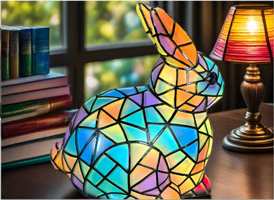 Lámpara Escultórica Decorativa de Resina para Interiores - Image 8