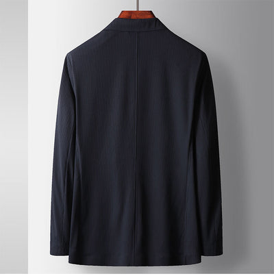 Blazer Ejecutivo Elástico de Color Liso para Hombre - Image 13