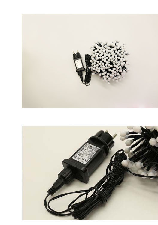 Guirnalda LED Petardos 3 Metros 400 Luces Blanco Frío 30V - Image 6