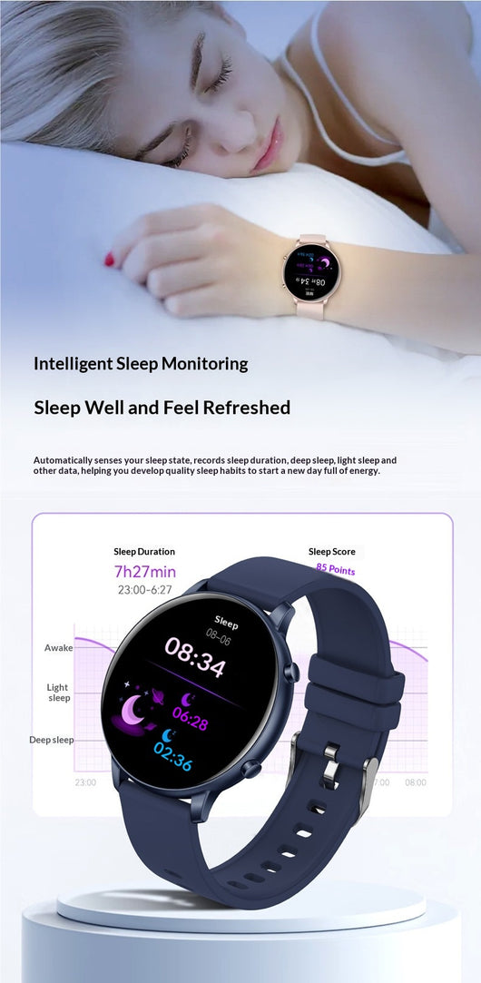 Pulsera Deportiva Inteligente con Pantalla Táctil - Monitor de Frecuencia Cardíaca y Podómetro - Image 33