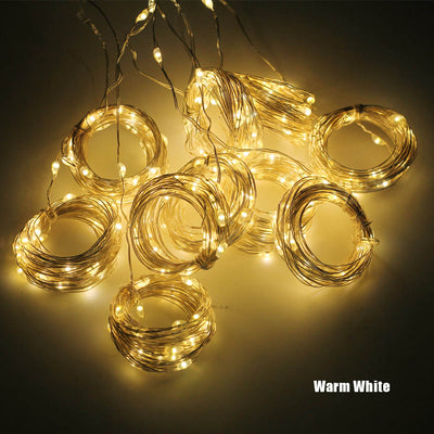 Cortina de Luces LED USB con Control Remoto para Ventanas - Decoración Navideña - Image 15