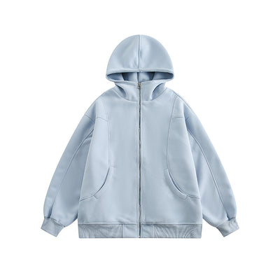 Sudadera Holgada con Capucha y Cuello Alzado para Mujer - Image 9