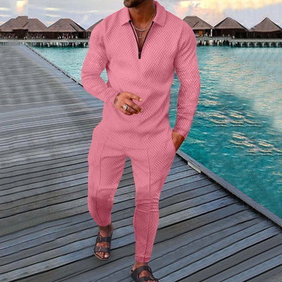 Conjunto Deportivo Otoñal de Dos Piezas para Hombre - Pantalón Largo y Sudadera - Image 11