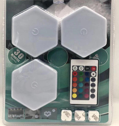 Lámpara Hexagonal Quantum con Panal de Luz LED - Image 6