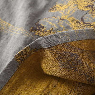 Camisón Largo Estilo Chino con Cinturón de Algodón Jacquard - Image 12