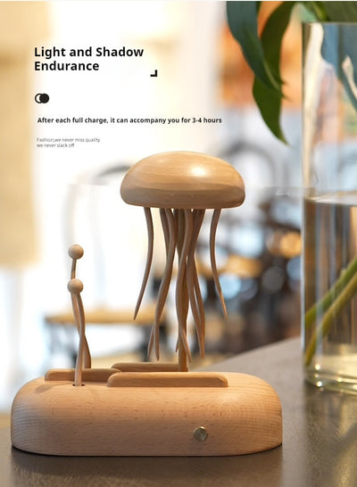 Medusa de Madera Artesanal para Decoración Infantil - Regalo Perfecto - Image 7