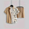 Conjunto Casual Estampado Animal - Playera y Shorts