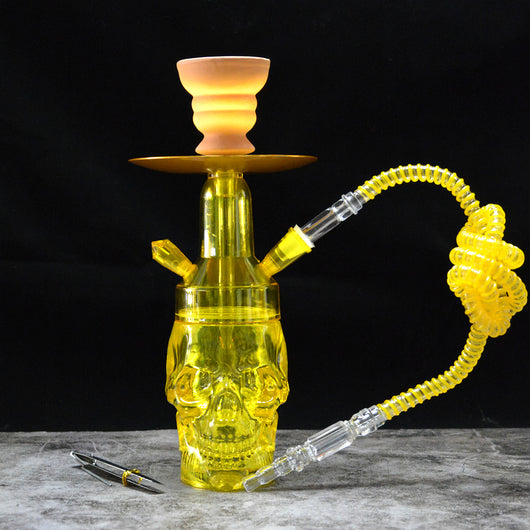 Cachimba Acrílica Árabe con Calavera Iluminada - Image 4