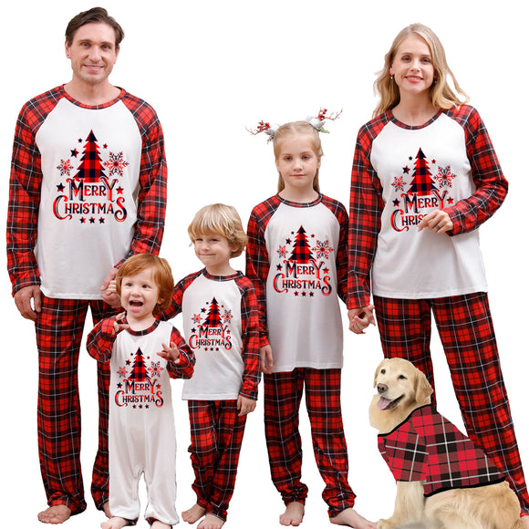 Pijamas Navideños para Padres e Hijos - Conjunto de Descanso Familiar