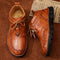 Botas de Cuero Cosidas a Mano para Hombre