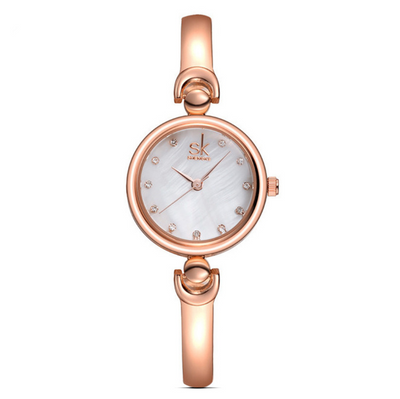 Reloj de Lujo para Mujer con Cristales Brillantes - Acero Inoxidable y Cuarzo - Image 3