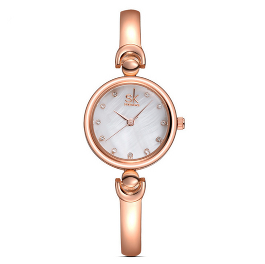 Reloj de Lujo para Mujer con Cristales Brillantes - Acero Inoxidable y Cuarzo - Image 3