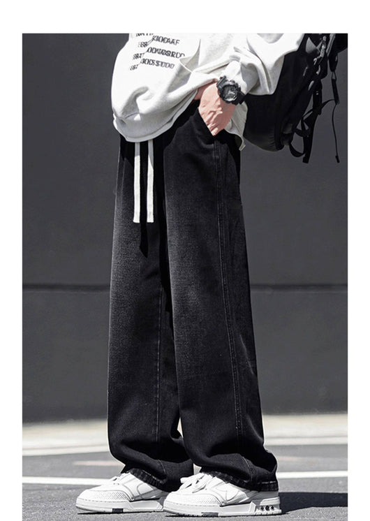 Jeans Rectos Holgados Estilo Americano para Hombre - Image 16