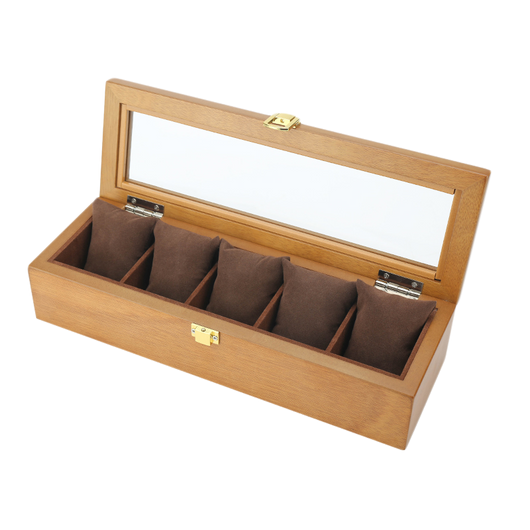 Caja Organizadora de Relojes en Madera Natural - Image 7
