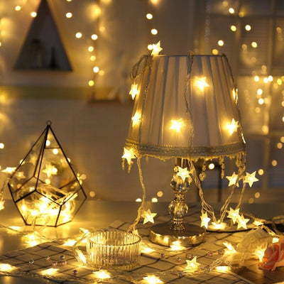 Guirnalda LED Intermitente para Decoración de Espacios - Luces Estrelladas - Image 7