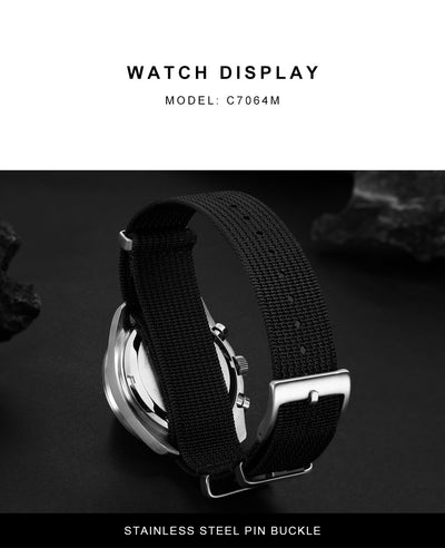 Reloj de Cuarzo Cadisson con Tres Cronógrafos - Resistente al Agua - Image 13