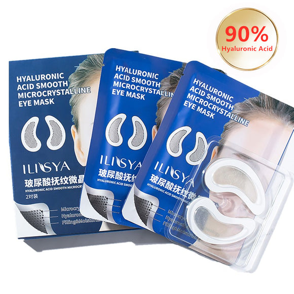 Parches Microneedling para Ojos con Ácido Hialurónico Antiarrugas