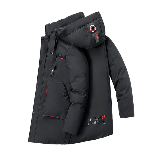 Abrigo Impermeable Grueso y Cálido con Capucha para Hombre - Image 2